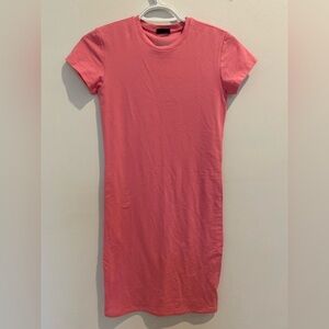 ATM Bright Pink Short Sleeve Dress Size XS